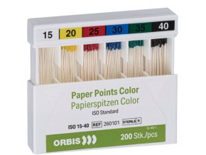 ORBIS Papírové čepy, barevné, 28 mm, balení 200 ks