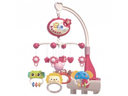 detsky kolotoc music mobile ruzovy
