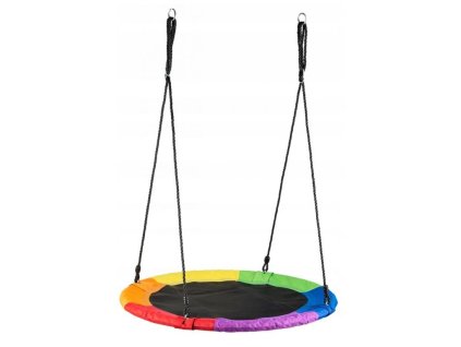Ecotoys dětská houpačka Čapí hnízdo barevná