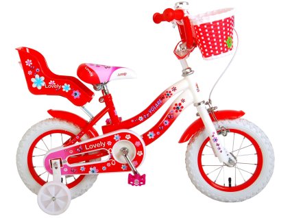 Volare Lovely detske kolo 12 palcu cervene