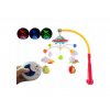 Baby Mix kolotoč nad postýlku s dálkovým ovladačem a projektorem Multicolor