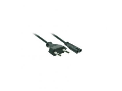 Napájací kábel pre AV zariadenia, 2-pin, 230V, 2,5A, blister, 2m