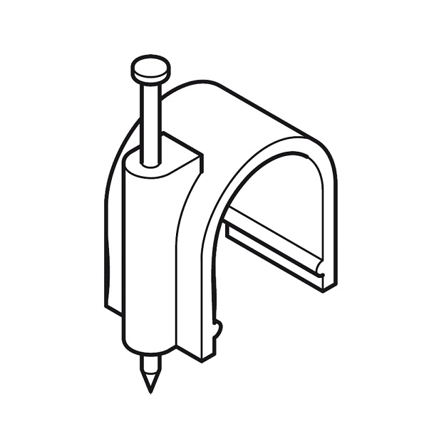 SCAME Káblová príchytka 5.0mm,   100ks