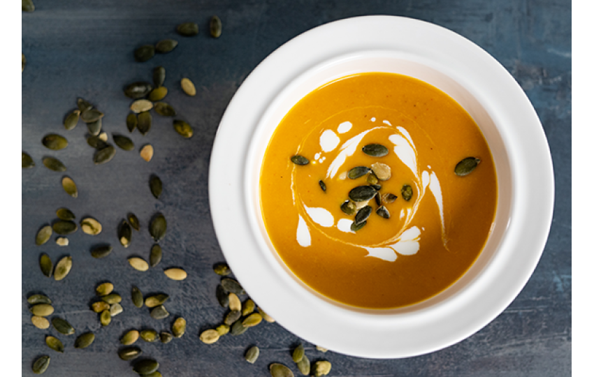 Tekvicovo - mrkvová polievka