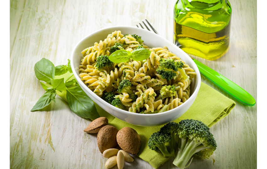 Fusilli s dušenou brokolicí