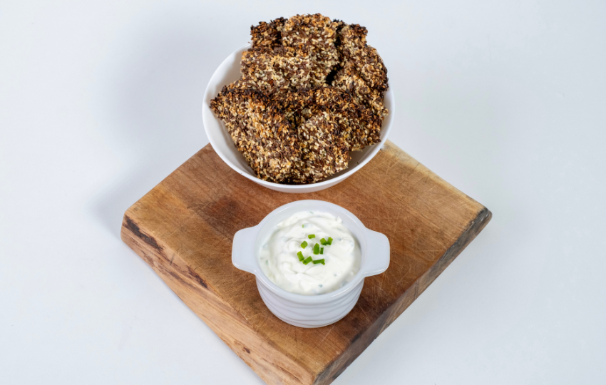 Domáce semienkové krekry