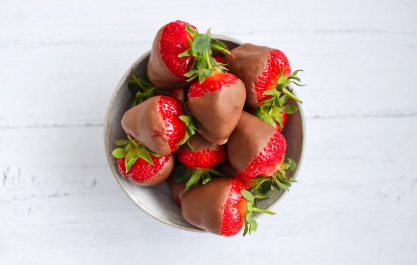 Jahody máčané v Nutrinelle Prodietix