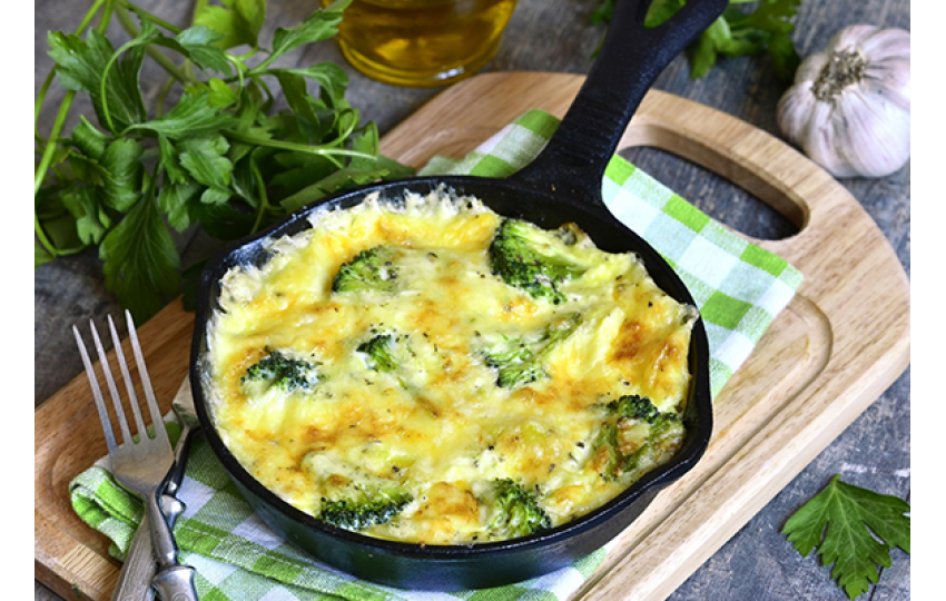 Omeleta s brokolicí