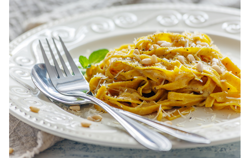 Prodietix cestoviny s tekvicovou omáčkou