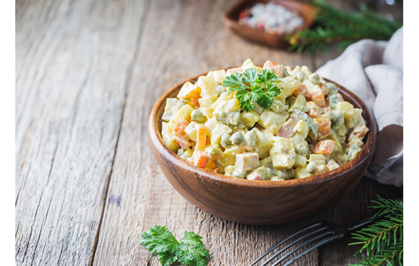 Vánoční keto menu: Bramborový salát