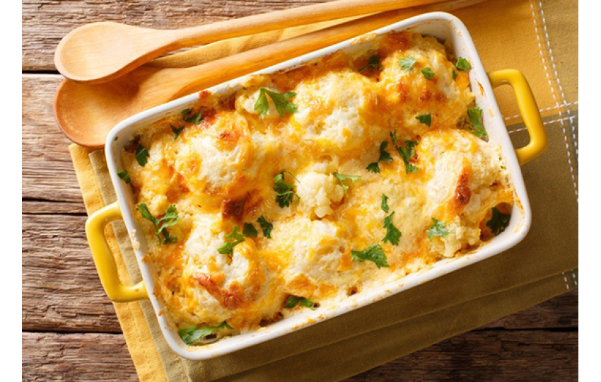 Zapečený karfiol s bylinkami