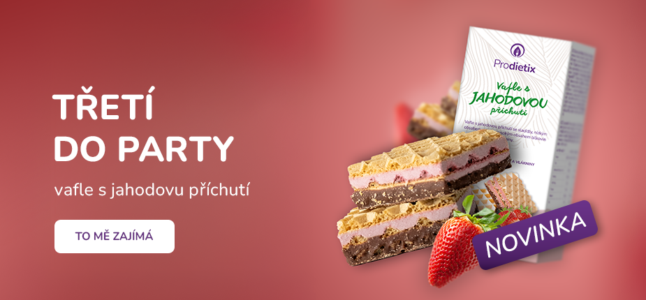 Vafle s jahodovou příchutí