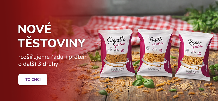 Nové těstoviny +protein