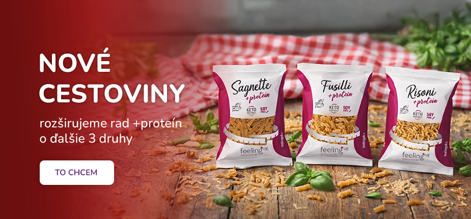 Nové těstoviny +protein