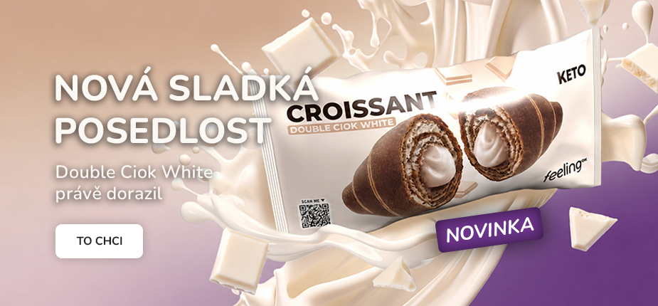 Croissant Double Ciok White