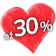 Valentínske láskominy 30%
