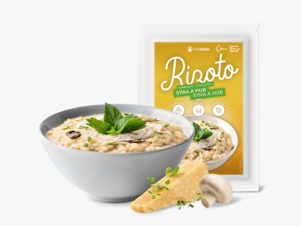 rozoto s prichuti syra a hub