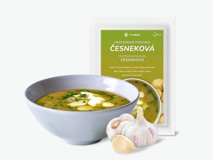 proteinova polevka cesnekova