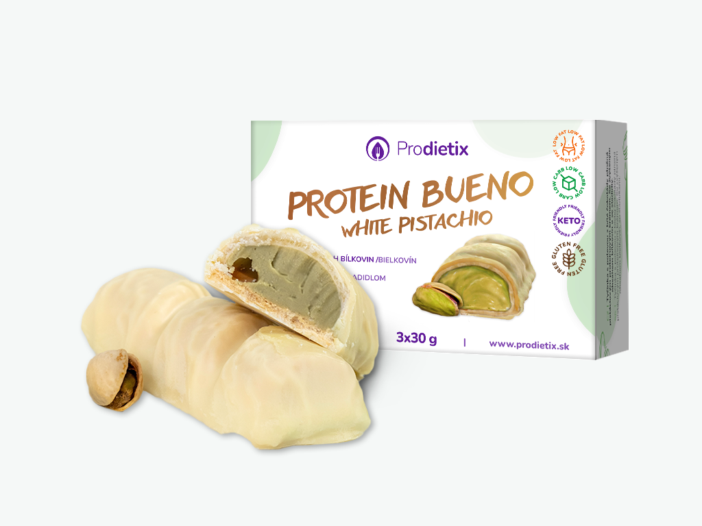 prodietix | protein bueno (baleno po 3 porcích) | 90 g | white pistachio