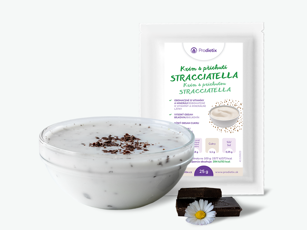 proteinový prodietix | proteinový krém s příchutí stracciatella | 25 g