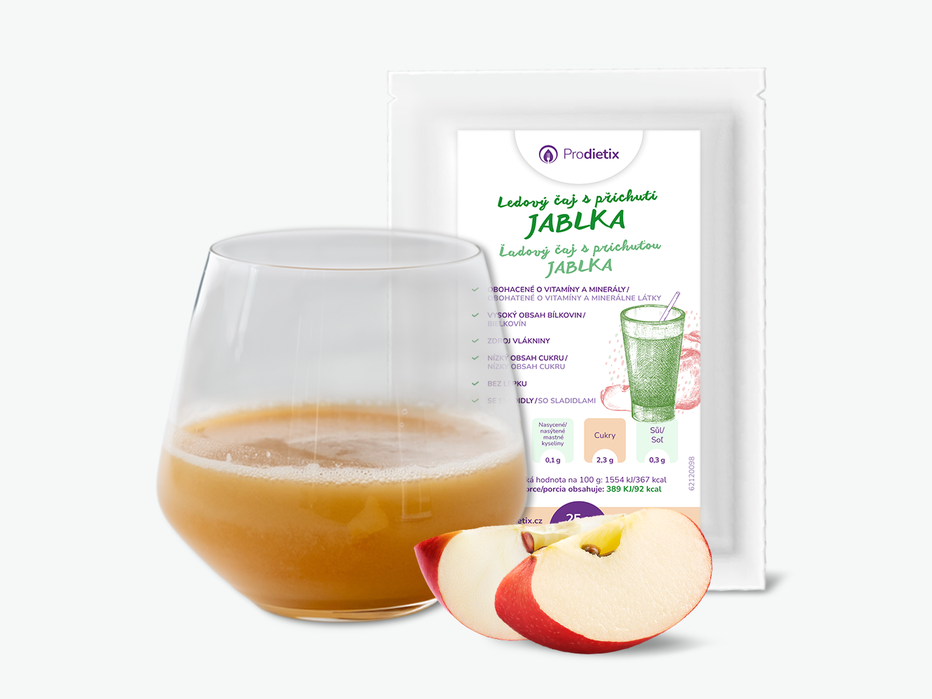 prodietix | ledový čaj s příchutí jablka | 25 g