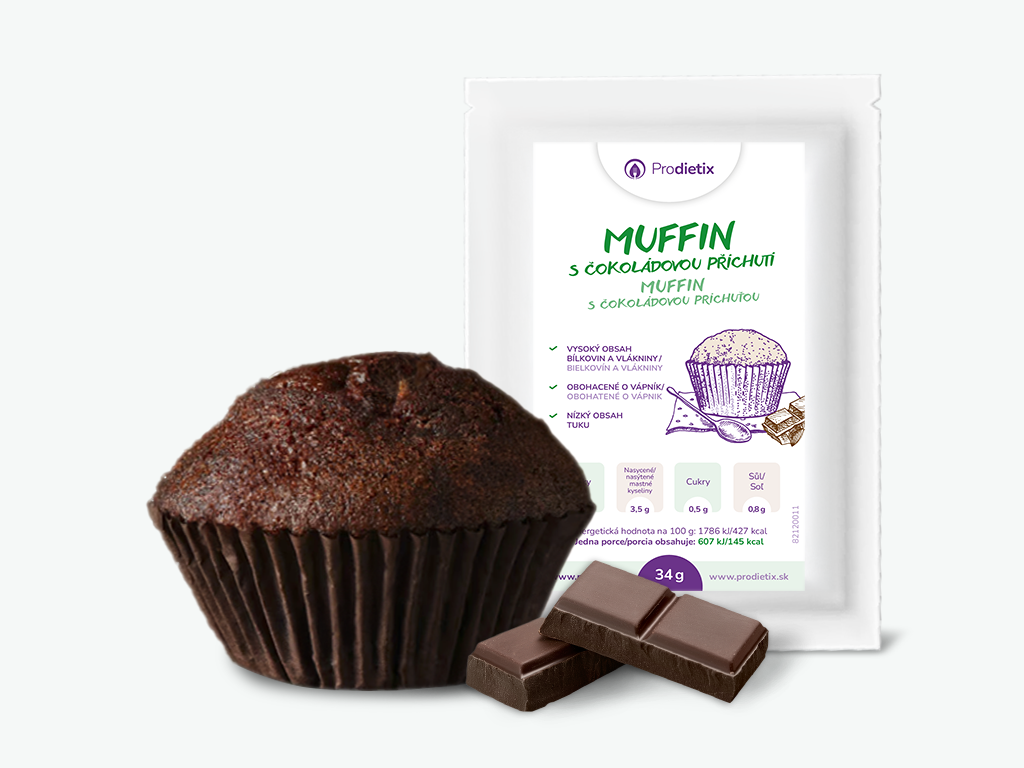 prodietix | muffin s čokoládovou příchutí | 34 g