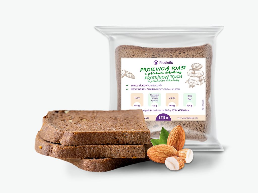 prodietix | proteinový toast s příchutí čokolády | 37 g