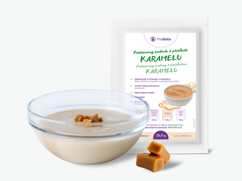 proteinový prodietix | proteinový pudink s příchutí karamelu | 25 g