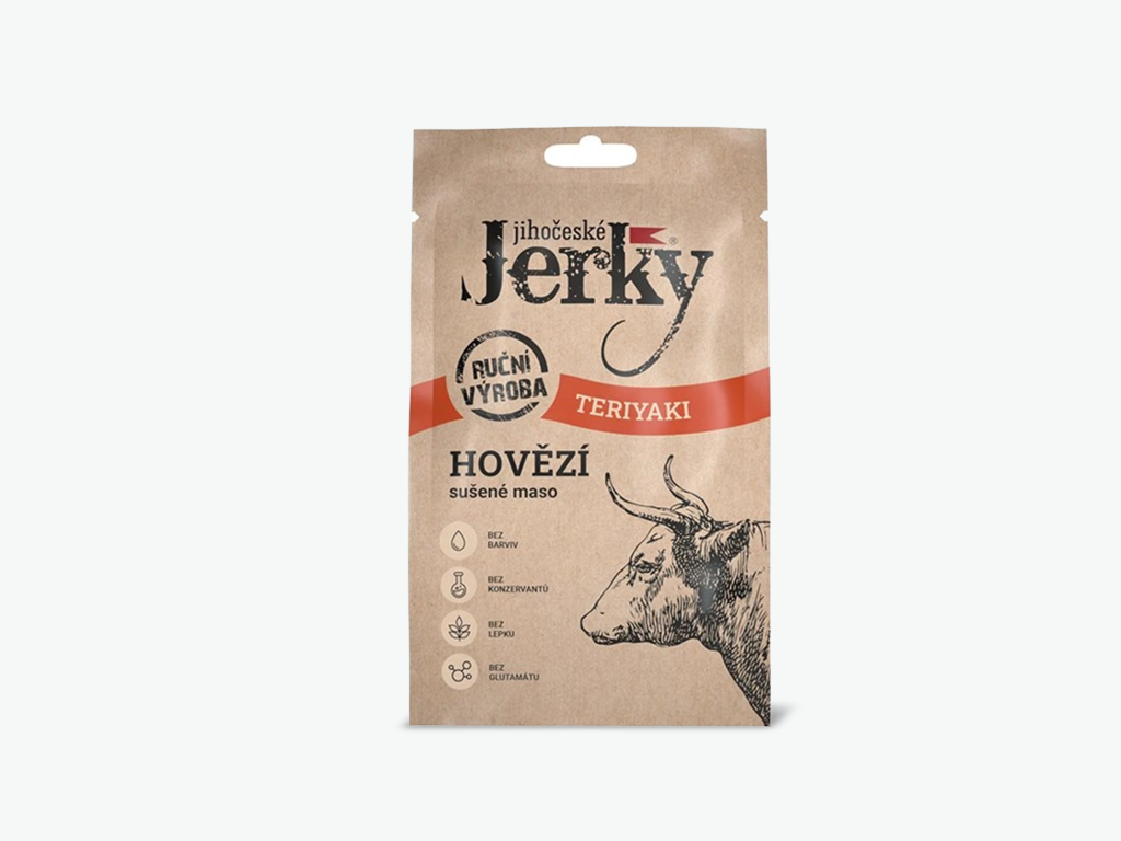 hlavní jídlo - prodietix | jerky hovězí teriyaki | 20 g