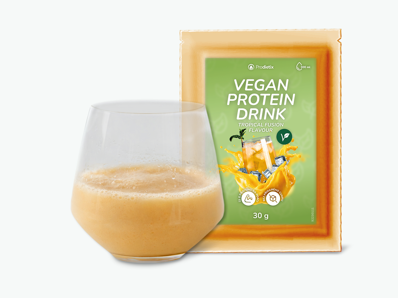 vegan protein drink tropical fusion flavour