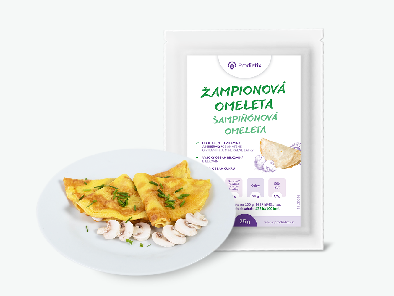 Prodietix proteinová prodietix | žampionová omeleta | 25 g