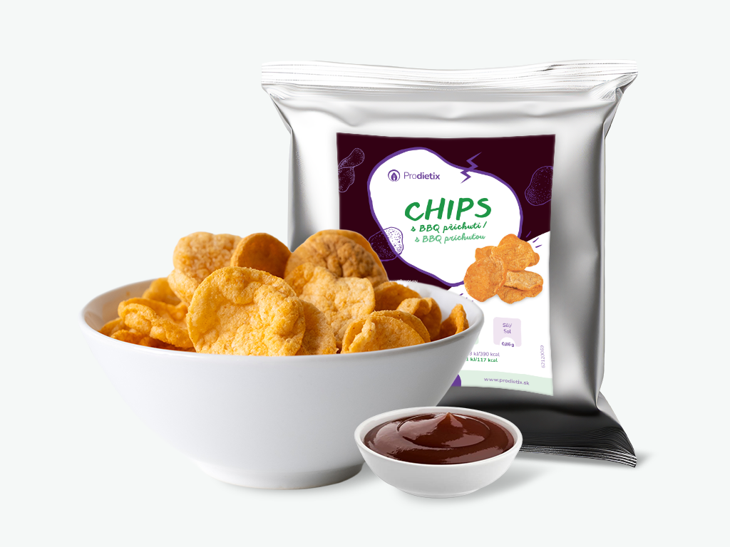 prodietix | chipsy s bbq příchutí | 30 g