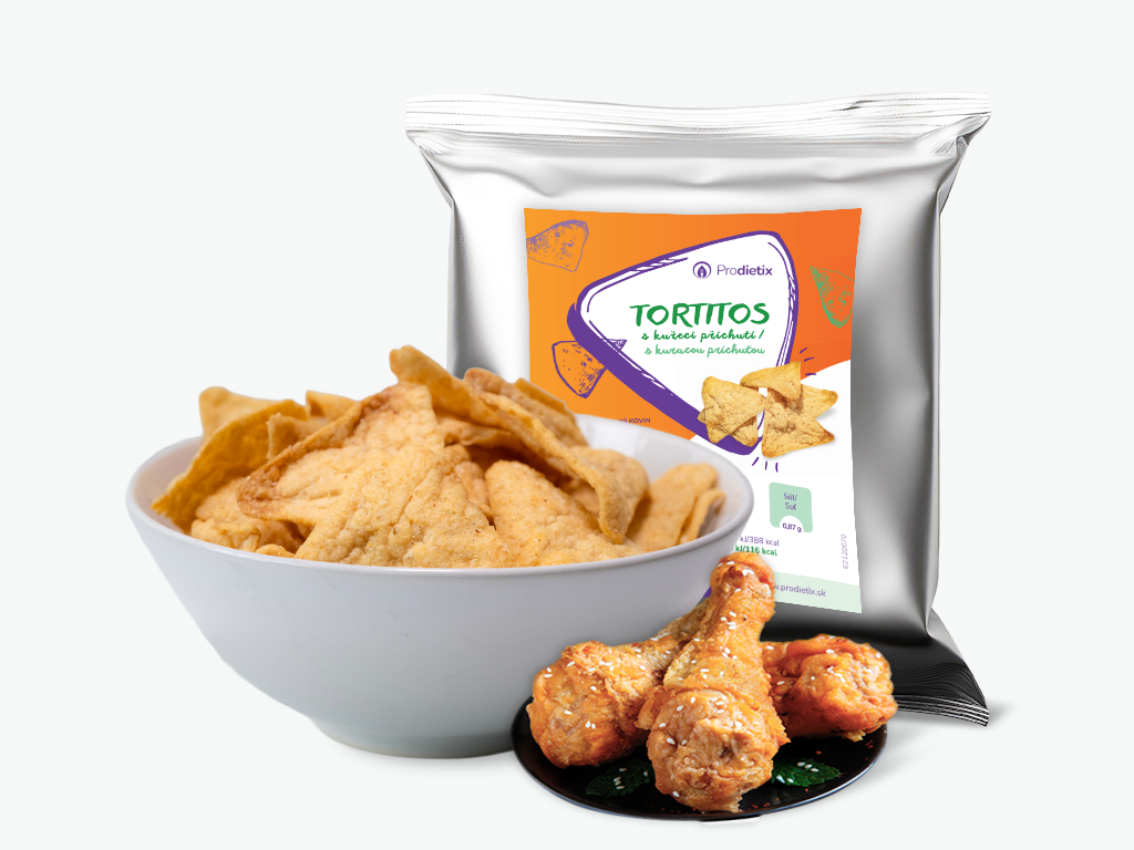 prodietix | tortitos s kuřecí příchutí | 30 g