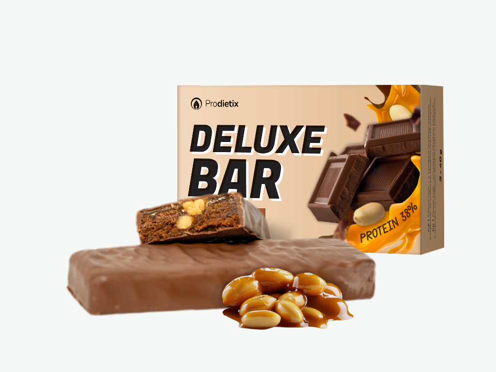 prodietix | deluxe bar (baleno po 3 porcích) | 120 g | choco rush