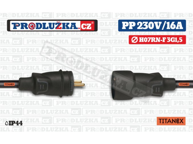 PP 230V 16A 1,5 TITANEX