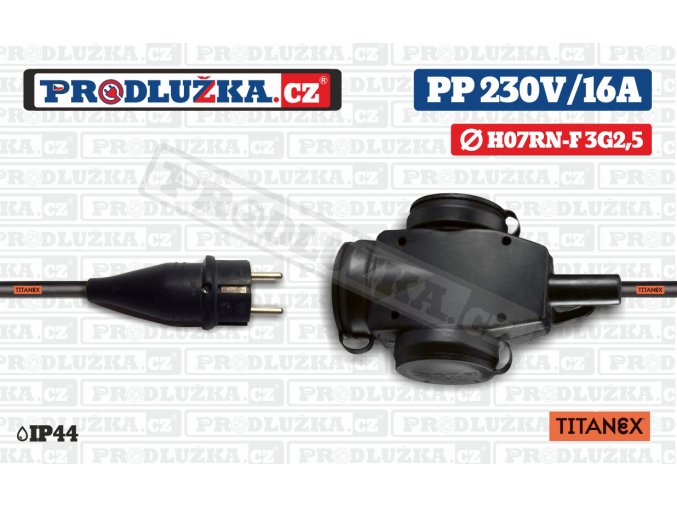 PP 230V 16A 3 ABL TITANEX