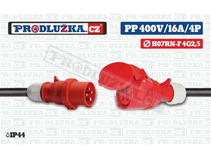 PP 400V 16A IP44 4P