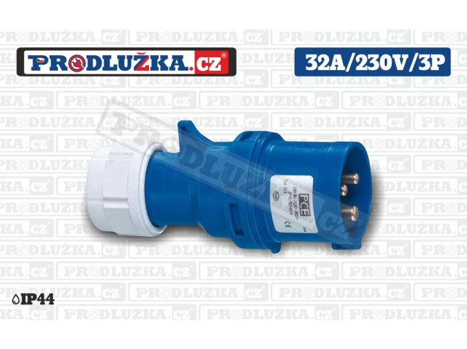 vidlice 32A 230V 3P IP44