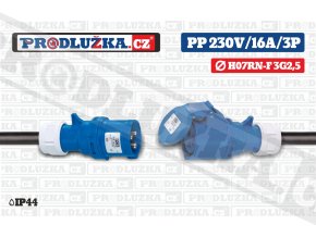 PP 230V 16A IP44