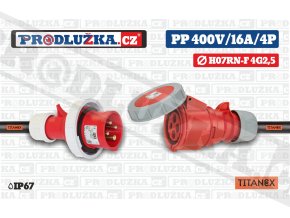 PP 400V 16A IP67 4P TITANEX