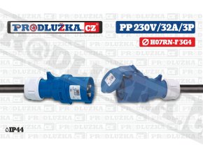 PP 230V 32A IP44 3P 4