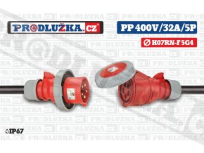 PP 400V 32A IP67 5P 4
