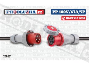 PP 400V 63A IP67 5P 10