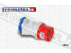 1x zásuvka CZ 230V/16A/3p-1x přívodka CEE 230V/16A/5p IP44