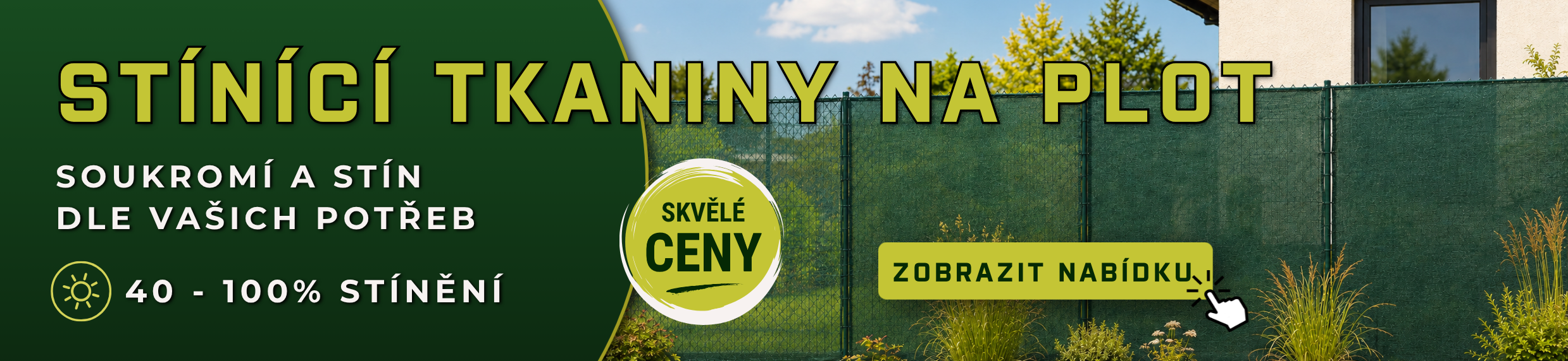 Stínící tkaniny