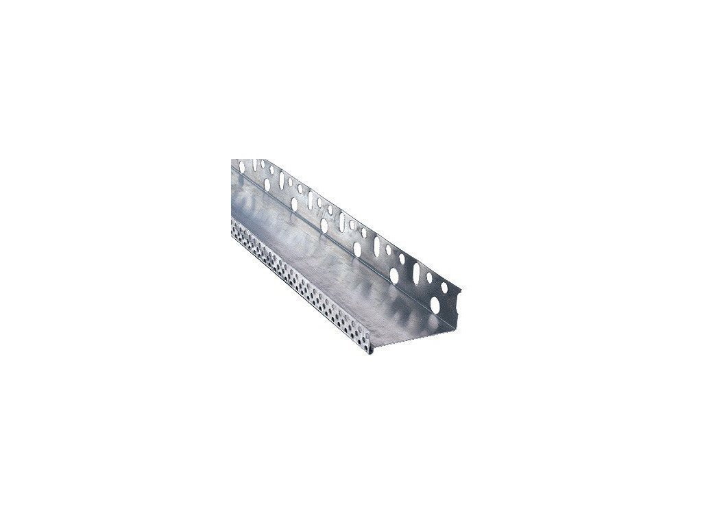 Soklová lišta AL s okapničkou tl. 0,8 mm / š. 16 cm / d. 2 m