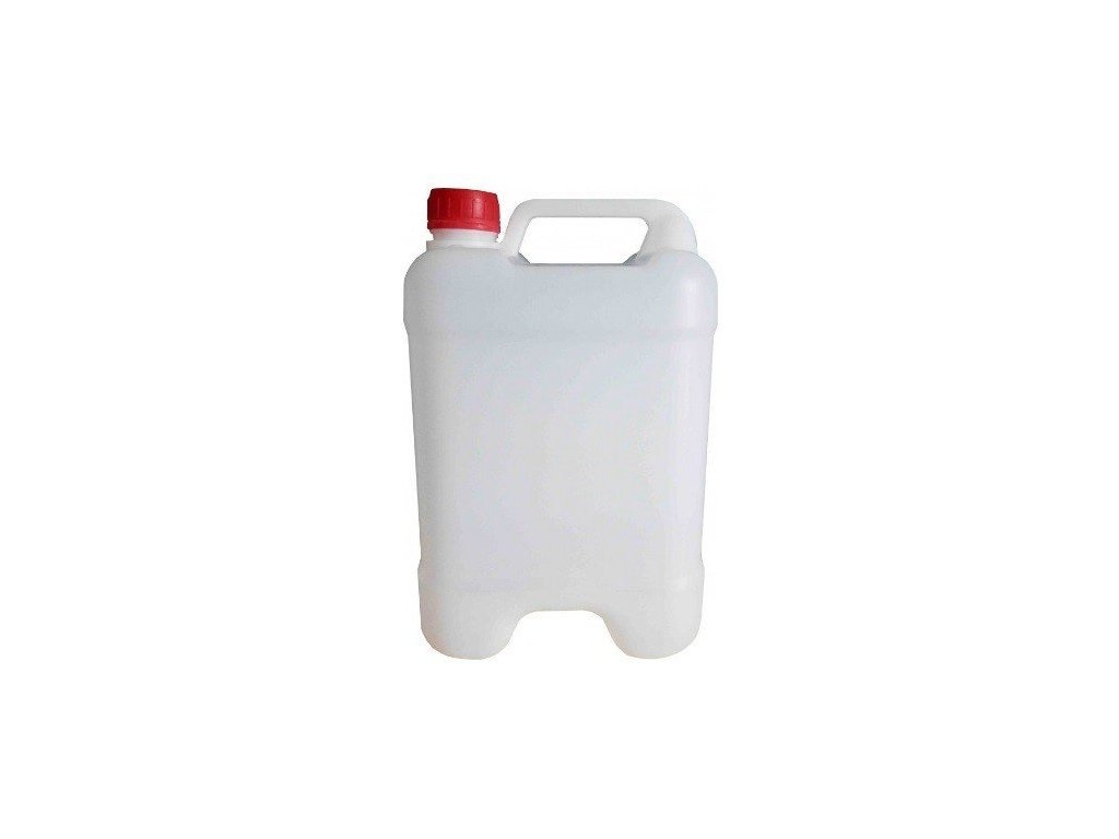 Plastový kanystr 10 litrů PVC stohovatelný