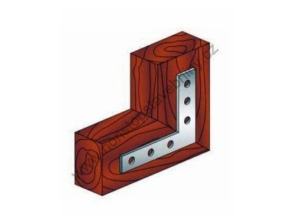 Úhelník plochý 60 x 60 x 15mm W-TS-L