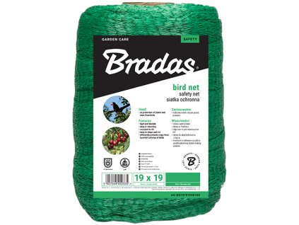 Síť proti ptákům BRADAS BIRD NET 10 g/m² zelená 4 x 500 m