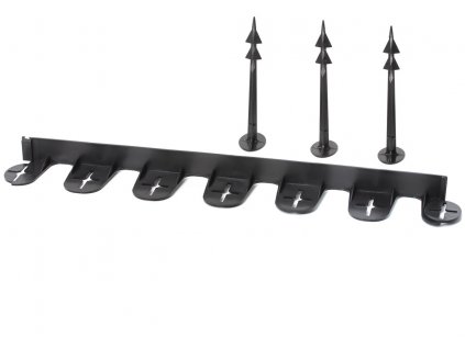 SADA neviditelných černých obrubníků 75 m x 38 mm + kolíky ZDARMA